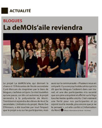 Succès ! La deMOIs'aile reviendra !