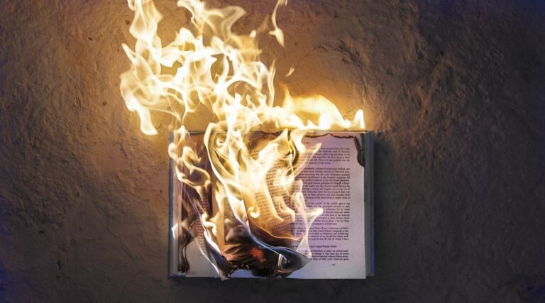 Je brûle le livre