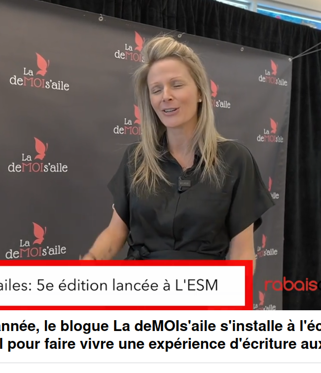 Pour une cinquième année, le blogue La deMOIs'aile s'installe..