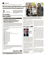 Lauréats du concours OSEntreprendre des Laurentides