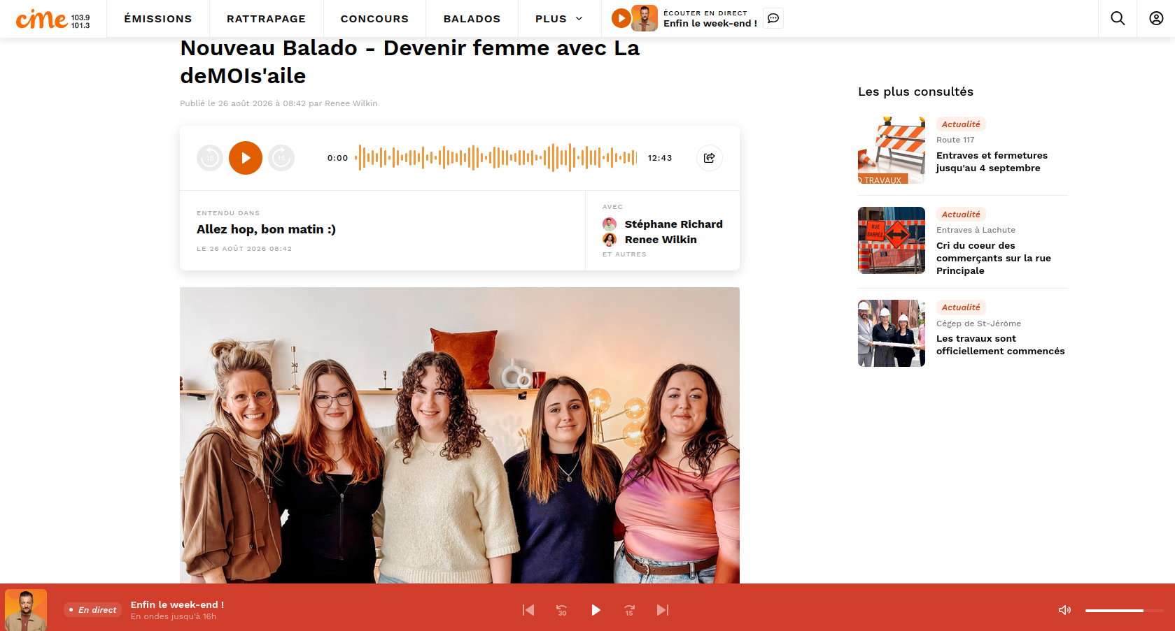 Nouveau Balado - Devenir femme avec La deMOIs'aile